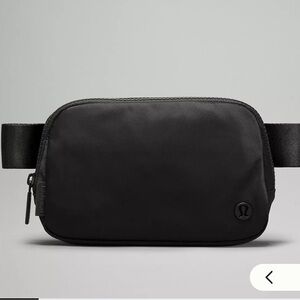 lululemon Black Belt Bag